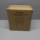 Porch Light with GFCI Outlet Built in, Dusk to Dawn Outdoor Lighting with Outlet, Waterproof Anti-Rust Alunmium Exterior Wall Mount Fixture, Outside Light for House Garage Front Door, Bulb Included (Oil-Rubbed Bronze)