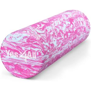 Yes4All EVA Foam Roller for Deep Massage, Rehabilitation and Physical Therapy (18 inch, Unicorn Marbled)