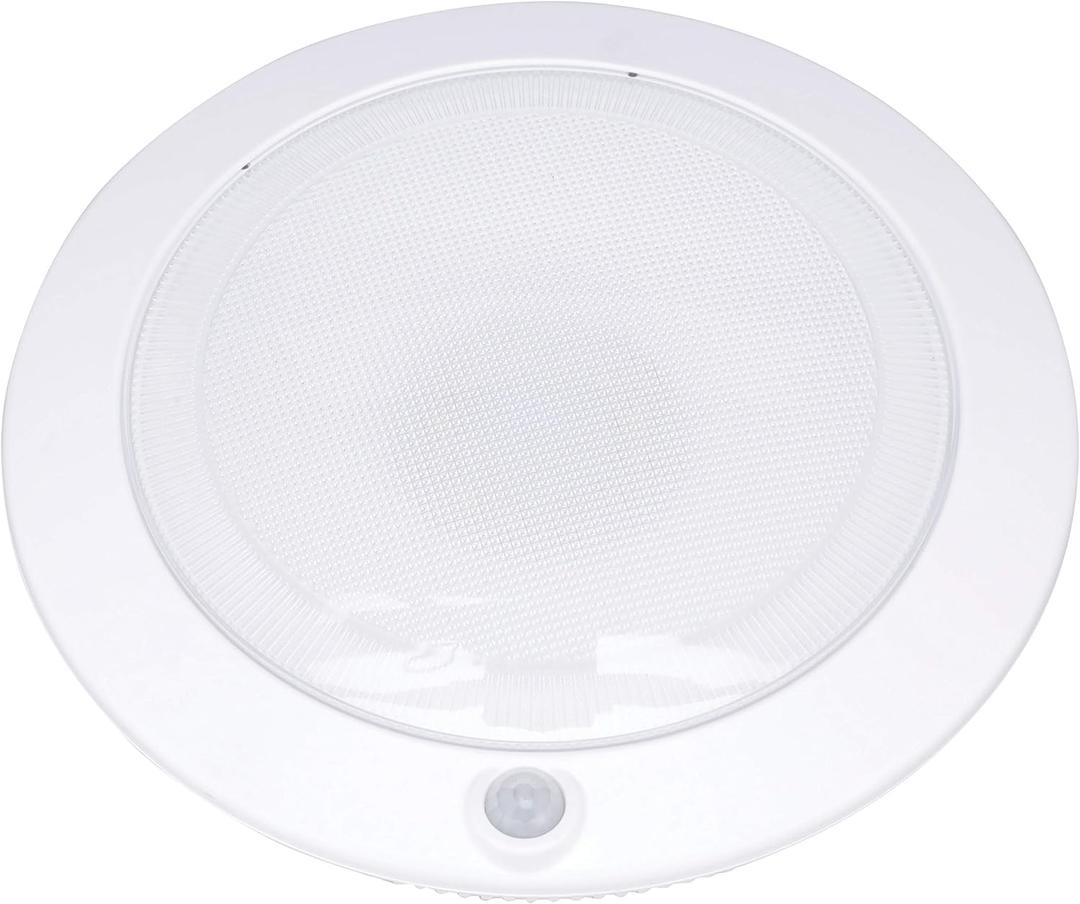 Good Earth Lighting Rechargeable Lithium ion Battery LED Motion-Activated 7-Inch Round Closet Light - White - 25W Incandescent Equivalent - 4000K - Motion Sensing up to 15 ft