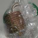 Beeveer 12 Sets Christmas Embroidery Hoops Kits Imitated Wood Frame Includes 3.5 Inch Plastic Embroidery Hoop, Brown Velvet Bows and Rope, Circle Cross Stitch Hoop Ring for Art Craft Sewing Ornaments