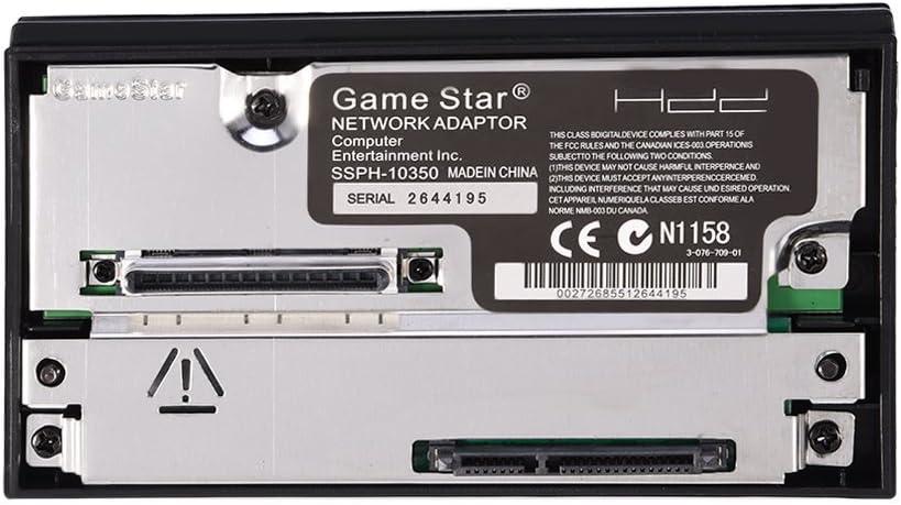 LEAGY SATA Interface Network Adaptor HDD Hard Disk Adapter for Sony PS2 PlayStation 2, No IDE