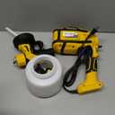 Paint Sprayer for House Painting, Paint Sprayer with 1000W Powerful Copper Motor, 1400ml (47oz) Container, 6 Brass Nozzles & LED Light, Easy to Clean for House, Fence, Furniture, DIY, Garden, Walls