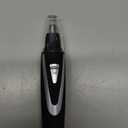 Ear and Nose Hair Trimmer Clippers: 2025 Professional Painless Eyebrow & Facial Hair Trimmers Remover for Men Women, Battery-Operated Nasal Clipper, Dual Edge Waterproof Blades for Easy Clean, Black