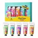ce Cream Hand Cream Gift Set [5 Pack] - Cute Kawaii Scented Lotion for Dry Hands - Mini Travel Size Moisturizer with Shea Butter - Non-Greasy Christmas Stocking Stuffers for Women & Teen Girls