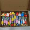 CZWZ 20Pcs Mini Multicolor Pens in One 4-in-1 Cute Pens Bulk for Kids, Fun Kawaii Ballpoint Pens for Birthdays and Children's Party Favors Gifts Teacher School Supplies