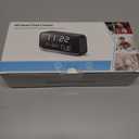 Clock Camera - WiFi Nanny Cam with 1080P HD Video, AI Motion Detection, Clear Night Vision, Dual-Band WiFi, Bluetooth Connectivity, Local & Cloud Storage  Indoor Security Camera for Home & Office