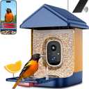 Smart AI Bird Feeder for Families - Attract Vibrant Cardinals! 2K Day/Night Camera, 10,000+ Species ID, Real-Time Alerts, Solar Powered & Weatherproof - Fun Bird Watching for Kids & Adults