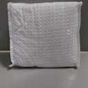MIYE Pleated Waffle Weave Bed Skirt, Tailored Dust Ruffle 18 Inch Drop Easy Fit, Machine Washable (White, Twin - 18" Drop)