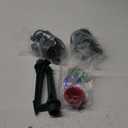 Christmas Spotlights Outdoor, 120V Plug-in Halloween Spot Light, 5000K LED Landscape Lighting with 5 Color Lenses (Red Green Blue Purple Yellow), IP67 Waterproof, Pack of 2 