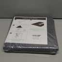 SHAREWIN Office Chair Mat for Hardwood/Tile Floor, 47"x36" Computer Gaming Chair Mat, Under Desk Low Pile Office Rug, Easy-Clean Floor Protector Mat, Dark Grey