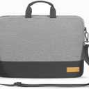 MOVOYEE Laptop Case 15.6 inch Laptop Bag Sleeve, Water Resistant Laptop Carrying Cover Handle Shoulder Strap Computer Briefcases Compatible for Lenovo Dell HP Apple Asus Notebook Gifts Men Women Grey