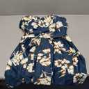 COCOPEAR Women's Elegant Crossover One Piece Swimdress Floral Skirted Swimsuit 2XL