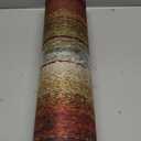 Blue Kitchen Rugs and Mats Non Skid Washable Set of 2, Grey White Modern Abstract Mats for Floor, Geometric Painting Runner Rug Graffiti Art Kitchen Decor