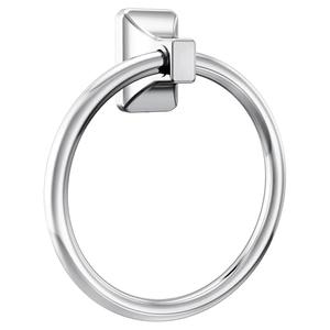 Moen Donnor Collection Chrome 6.25-Inch Diameter Wall Mount Contemporary Bathroom Hand-Towel Ring, P5860