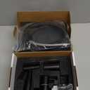 Vayzluiy Handheld Toilet Bidet Sprayer for Toilet-Adjustable Water Pressure Control with Bidet Hose for Feminine Wash, Stainless Steel Brushed Nickel Cloth Diaper for Baby Wash (Matte Black, 1)