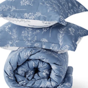 Bedsure Twin/Twin XL Comforter Set - Infinity Blue Comforter, Cute Floral Bedding Comforter Sets, Gifts for Woman, 2 Pieces, 1 Soft Reversible Botanical Flowers Comforter and 1 Pillow Sham
Queen size