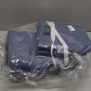 UBBCARE Set of 4 Storage Basket-11 X 10.5 X 10.5 In, Cotton Rope Basket for Shelves, Toys, Book, Cube Storage Bins with Handles, Woven Storage Basket for Organizing, Navy Blue