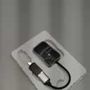 2-in-1 CarPlay and Android Auto Adapter with USB and Type-C Ports, Wireless CarPlay Adapter for iPhone iOS 10 and Above and Android 11 and Above(Silver)