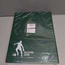 1 Green 9-Pocket Side-Loading Card Album, 20 Pages 360-Card Capacity - Portable Binder for Sports Trading Cards (Soccer, Baseball, Basketball, Football), Secure Snap Closure Collector Album