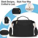 GINJKGO Purse Straps Women's Crossbody Handbags - Purse Straps Replacement Crossbody, Embroidered Guitar Shoulder Strap for Crossbody Bag