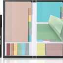 Mr. Pen- Transparent Sticky Note Set, 410 Pack, Morandi Colors, Transparent Sticky Notes Tabs, Back to School Supplies