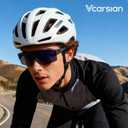 Sunglasses Over Glasses for Men - Polarized Wrap Around Sports Shades with UV Protection for Driving Fishing Cycling