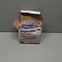 0.5ml 31G 5/16 Inch 8mm Syringe, Lab Syringes Individually Wrapped, Pack of 100