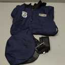 Wizland Police Costume For Girls Career Day Halloween Toddler Cop Costume Police Uniform Outfit for Girls 3-4Y