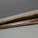 Ivilon Window Curtain Rod Decorative End Cap Design, 1 Inch Rod, 72 to 144 Inch. Warm Gold