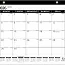 GuassLee Desk Calendar 2026-2027 - 19 Months Academic Calendar 17"  11.5" Desktop Calendar from Jun. 2026 to Dec. 2027 with Julian Date for Home School Office Desk Top Organizing