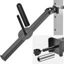 SELEWARE Belt Squat Lever Arm for 3" x 3" Power Cage with 5/ 8" or 1" Hole, Squat Rack Attachment Fit 1'' and 2'' Weight Plates Allow Both Vertical and Sideways Movements