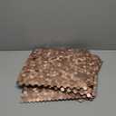 KASARO Peel and Stick Backsplash Tile for Kitchen, 3D Hexagon Penny Metal Mosaic Tiles, 8 Pieces Self Adhesive Wall Tiles Decorative for Living Room, Bathroom, Fireplace, 12”x12”, Rose Gold