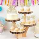 2 x 90th Cake Topper with Cupcake Toppers for 90th Birthday Decorations for Women 25Pcs Gold Glitter Cake Cupcake Birthday Party Decorations