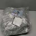 HOMEXCEL 5 Pack Large Microfiber Hair Towel Wrap for Women, Grey- 40 x 20 inches Super Soft, Fast Drying Turbans for Long, Thick, Curly Hair - Anti Frizz Wrap with Elastic Strap