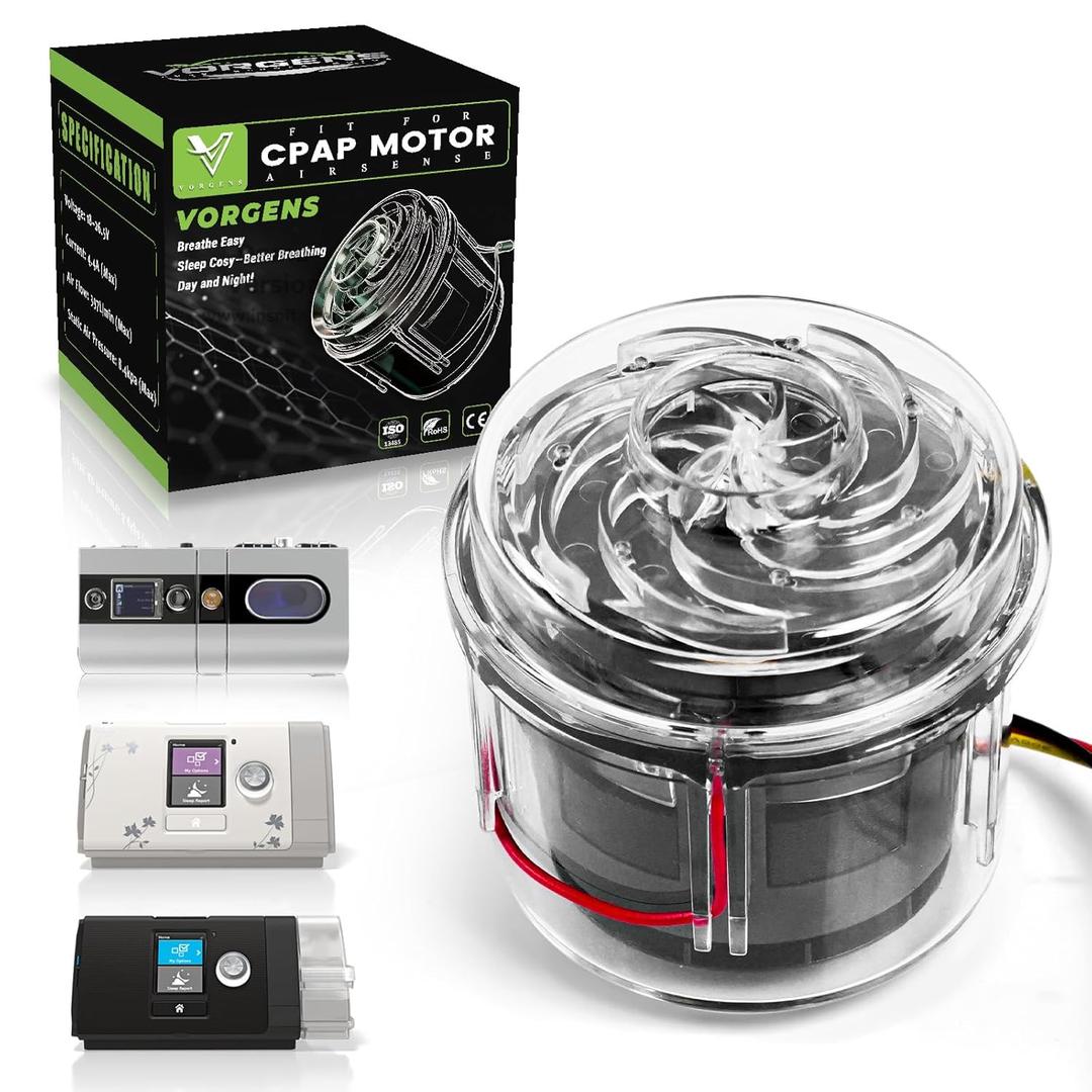 CPAP Machine Motor, Fit for ResMed AirSense 10 Supplies/ResMed S9/S10 Series | AirSense 10 BiPap &AutoSet/Airstart/AirCurve 10 CPAP Pump - Low Noise CPAP Pump Blower Motor