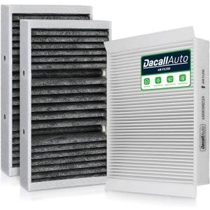 Cabin Air Filter Set Fits for Mercedes 2016-2019 GLE400 GLE350 GLE550e GLE43/GLE63 AMG; 2012-2015 ML350; 2017-2019 GLS450 GLS550; 2013-2016 GL450 GL550 GL63; Replace 1668300318 1668300218