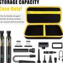 Case for Fanttik Slim V8 Apex/Slim V8 Mate/V10 Apex/Slim V10 Mate Portable Cordless Car Vacuum and Accessories Hard Storage Bag (Case Only)