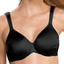 Bali Women's Live It Up Seamless Underwire Bra, Black, 40 DD US