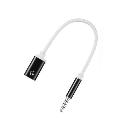 Kryoflare 3.5mm to USB-C Audio Adapter,Headphone Jack Adapter Analog Cable Type-C Converter Earphone AdapterCompatible,CDPlayers,MP3 Players, Tablets, Laptops,AudioAdapter Cable (Black)