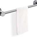BOPai 24 inch Suction Cup Towel Bar  No Drill, for Smooth Surfaces Only, Chrome