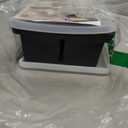 Large Ice Cube Tray for Whiskey: 2" Big Silicone Ice Tray with Lid for Whisky - 3Pack Old Fashioned Ice Cube Trays for Cocktail - Huge Square Cubed Bourbon Ice Cube Maker (Black+Green+Blue)