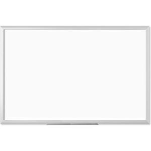 U Brands Magnetic Dry Erase Board White Board, 23" x 35", Silver Aluminum Frame