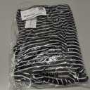 Amazon Essentials Women's Long-Sleeve Open-Front Long Cardigan (Black White Horizontal Stripe)