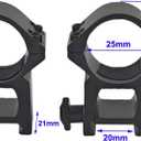 25mm Torch Clip Mount Flashlight Holder with Stainless Steel Screws