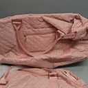 Easter Gifts for Teen Girl, Initial Travel Duffle Bag, Personalized Women Weekender Overnight Bags, Gift for Daughter Kid Girl Wife Friend Pink, A)