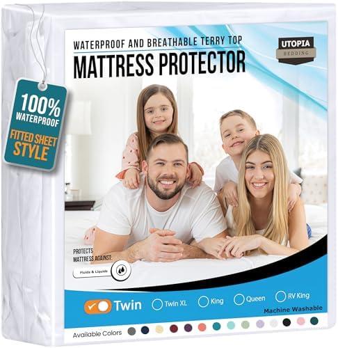 KingNex Classic Plus Mattress Protector Narrow Twin White