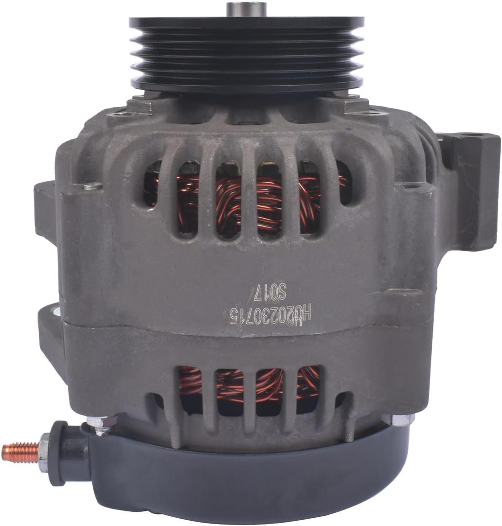 8M0062515 Alternator 12V 55A Replacement for Mercury Marine Engine 135 HP 150 HP ProXS SeaPro Outboard 8M0057693 8M0065239 4-Groove Pulley AKWH