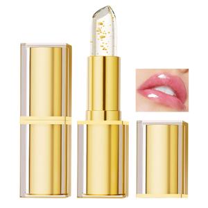 Color Changing Lipstick, pH Adaptive Lipstick, Ph Lip stick Color Changing 24 Hours Long Lasting & Moisturizing Lip Gloss for Lip Balm, Clear Lip stick for Women, Teacher Appreciation Gifts, Gold