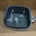 Ingenuity SmartClean Toddler Booster Seat for Kitchen Chair  Lightweight for on-the-go, Easy-Clean, 3-Point Harness Strap  Booster Seat for Dining Table, Slate