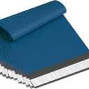 UCGOU Poly Mailers 6x9 Inch Navy Blue 200 Pack Mini #1 Shipping Bags Strong Mailing Envelopes Thick Self Seal Adhesive Waterproof and Tear Proof Boutique Postal Small Business for Jewelry and More